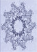 Patterned Lavender Blue Rug, pat1892blu