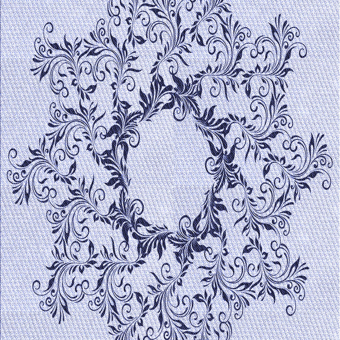 Patterned Lavender Blue Rug, pat1892blu