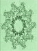Patterned Mint Green Rug, pat1892grn