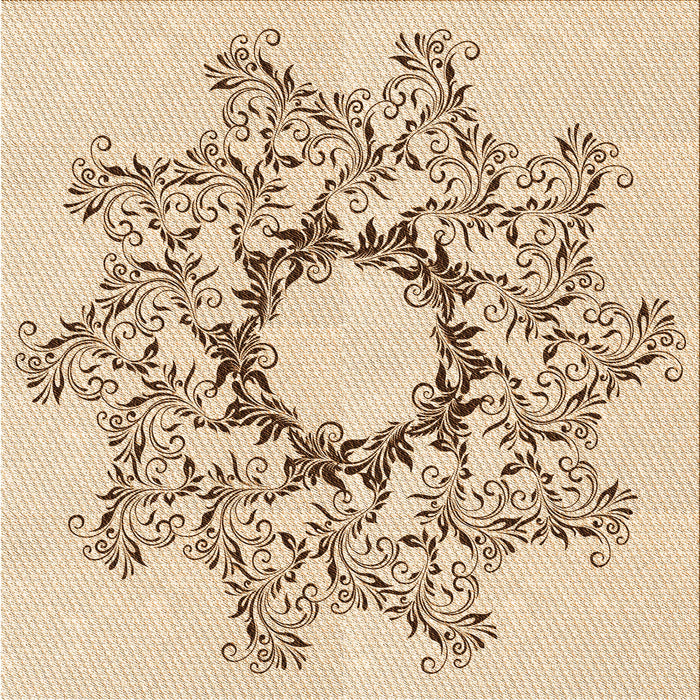 Round Machine Washable Transitional Bronze Brown Rug, wshpat1892org