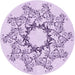 Square Patterned Lilac Purple Rug, pat1892pur