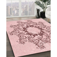 Patterned Red Rug, pat1892rd