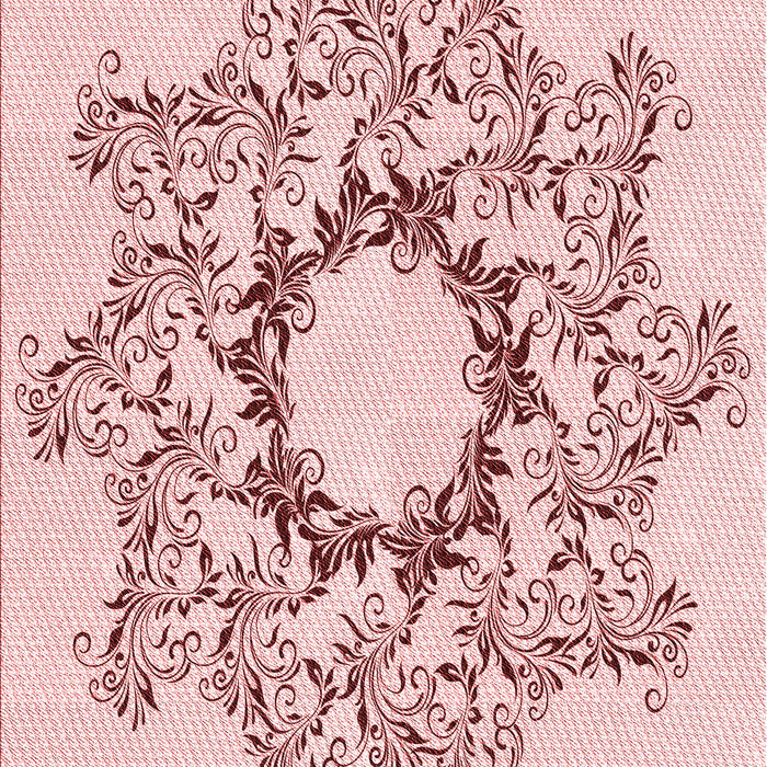 Patterned Red Rug, pat1892rd