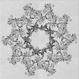 Sideview of Machine Washable Transitional White Smoke Rug, wshpat1892