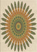 Patterned Light Brown Rug, pat1893brn