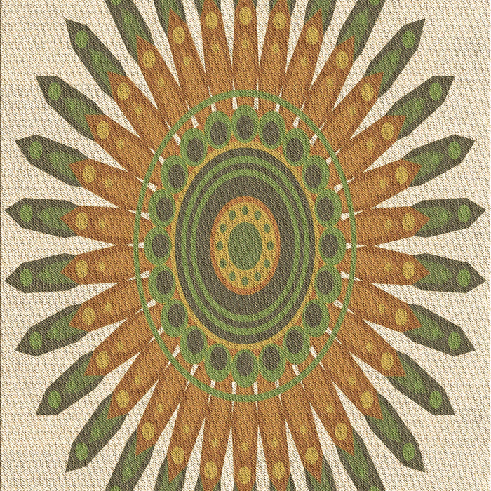 Patterned Light Brown Rug, pat1893brn
