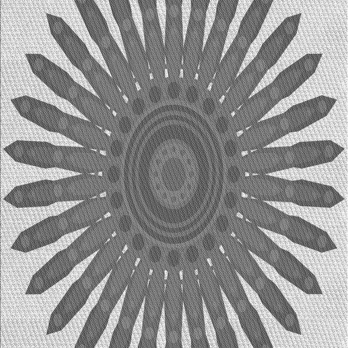 Patterned Gray Rug, pat1893gry