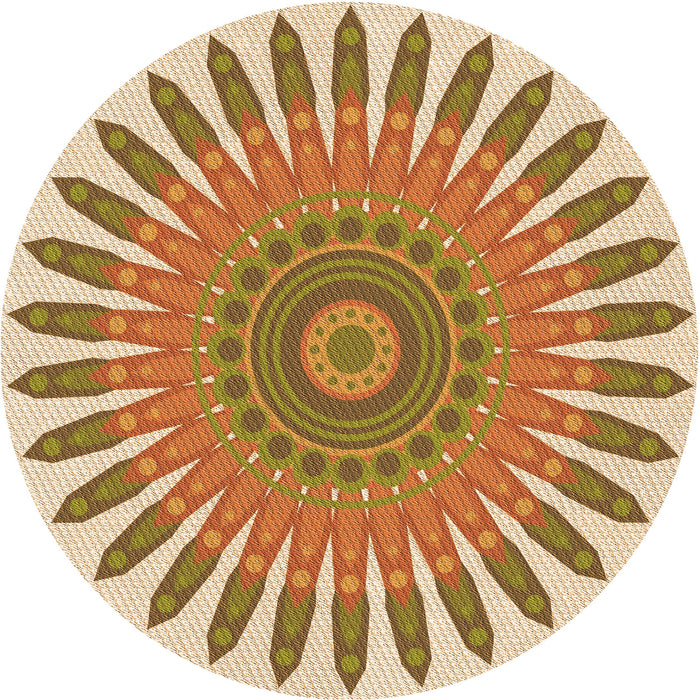 Square Machine Washable Transitional Brown Gold Rug in a Living Room, wshpat1893org