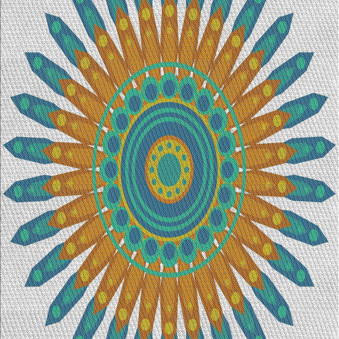 Machine Washable Transitional Magic Mint Green Rug, wshpat1893