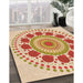 Machine Washable Transitional Khaki Gold Rug in a Family Room, wshpat1894org