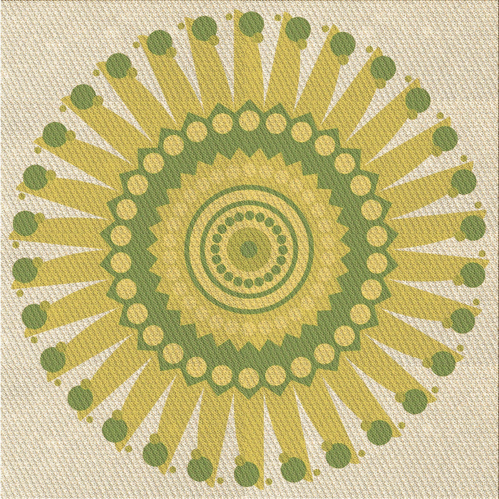 Round Machine Washable Transitional Brown Rug, wshpat1896brn