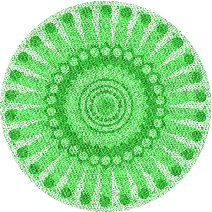 Square Patterned Green Rug, pat1896grn