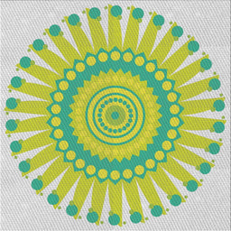 Sideview of Machine Washable Transitional Green Rug, wshpat1896