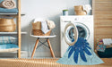 Machine Washable Transitional Blue Rug in a Washing Machine, wshpat1897lblu