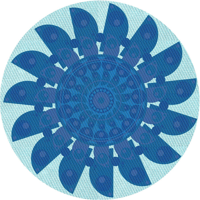 Square Machine Washable Transitional Blue Rug in a Living Room, wshpat1897lblu