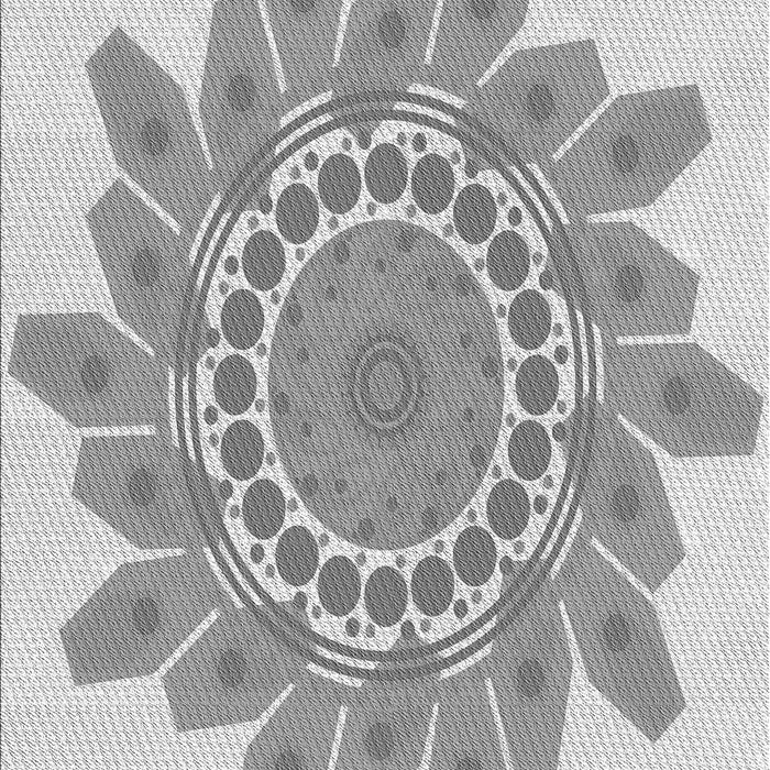 Patterned Gray Rug, pat1898gry