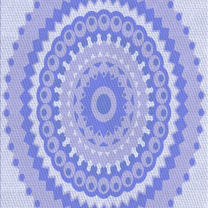 Machine Washable Transitional Light Slate Blue Rug, wshpat1899blu