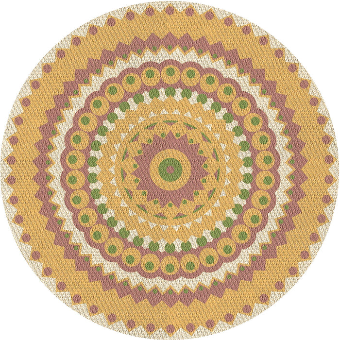 Square Patterned Bronze Brown Rug, pat1899brn