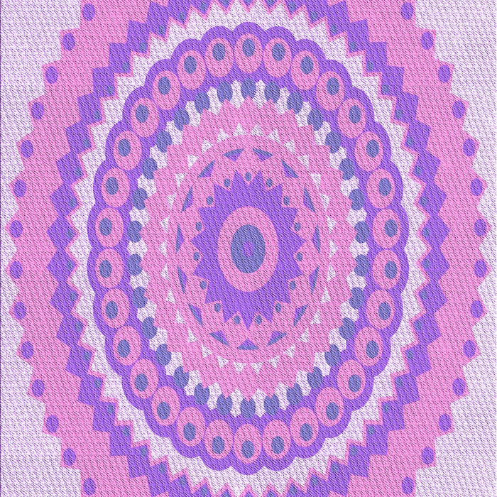 Machine Washable Transitional Blossom Pink Rug, wshpat1899pur