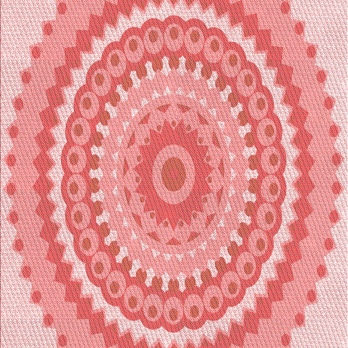 Patterned Baby Pink Rug, pat1899rd