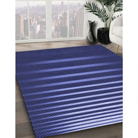 Patterned Lapis Blue Rug, pat19blu