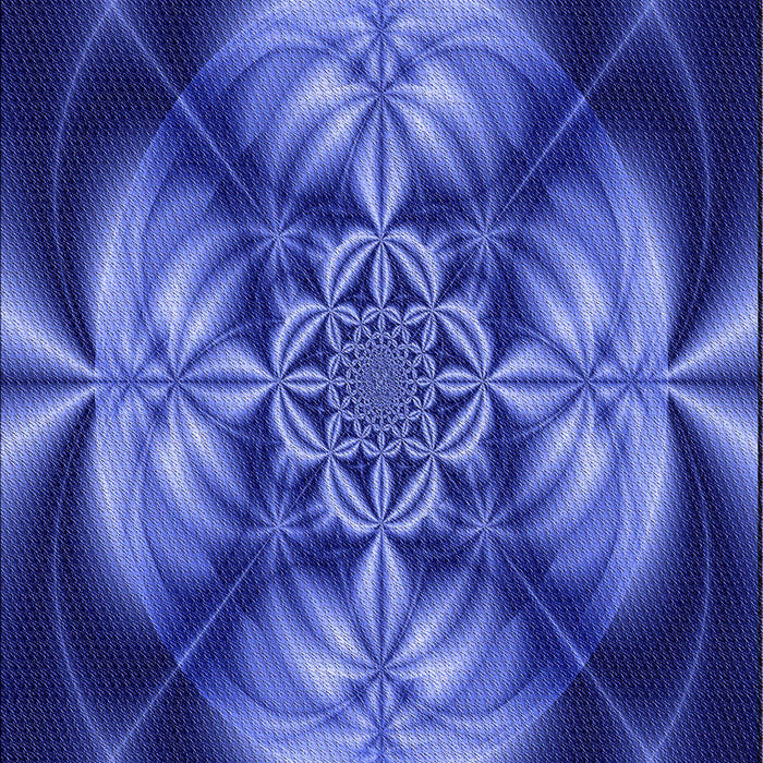 Patterned Cobalt Blue Rug, pat190blu