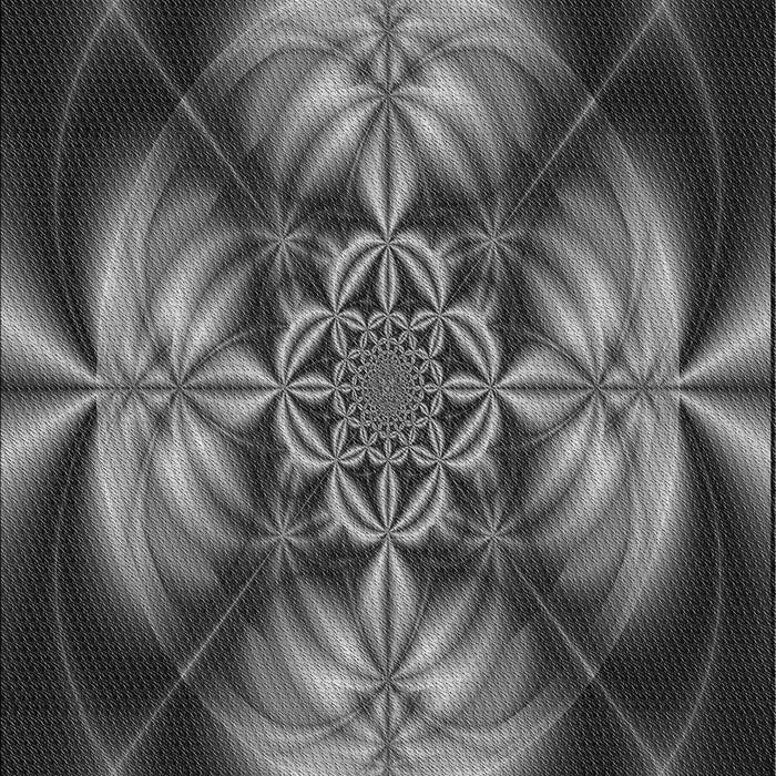 Patterned Charcoal Black Rug, pat190gry