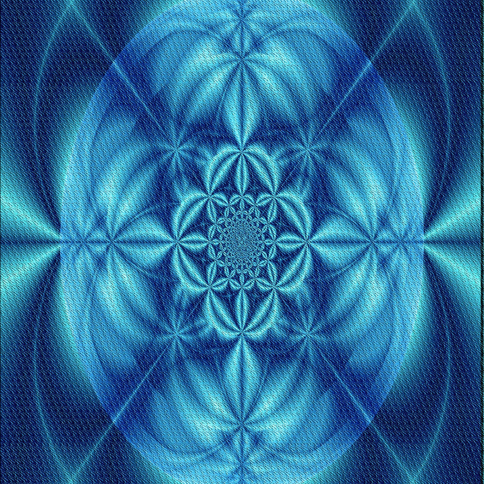 Patterned Blueberry Blue Rug, pat190lblu