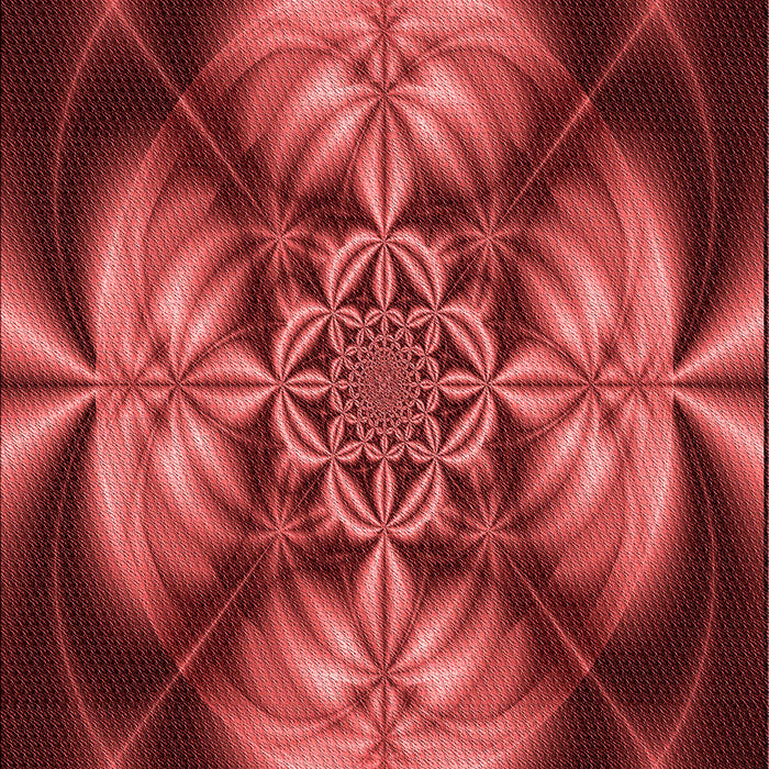 Patterned Crimson Red Rug, pat190rd