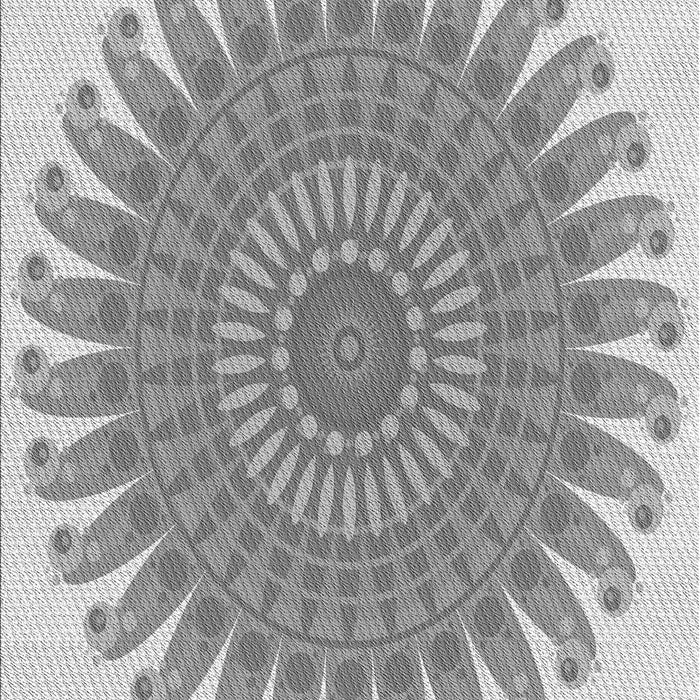 Patterned Gray Rug, pat1900gry