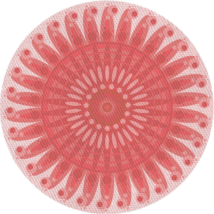 Square Machine Washable Transitional Pastel Pink Rug in a Living Room, wshpat1900rd