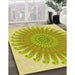 Machine Washable Transitional Bold Yellow Rug in a Family Room, wshpat1900yw