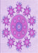 Patterned Blossom Pink Rug, pat1901pur