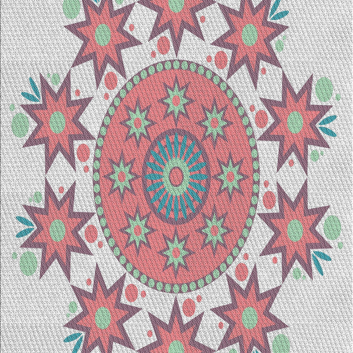 Machine Washable Transitional Tulip Pink Rug, wshpat1901