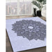 Machine Washable Transitional Lavender Blue Rug in a Family Room, wshpat1902blu