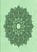 Patterned Mint Green Rug, pat1902grn