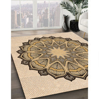 Patterned Khaki Gold Rug, pat1903org