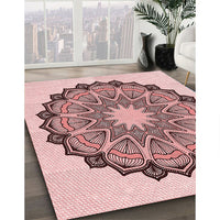 Patterned Pink Rug, pat1903rd