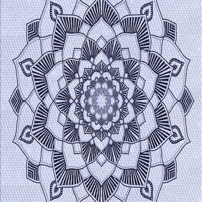 Machine Washable Transitional Lavender Blue Rug, wshpat1904blu