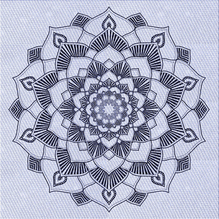 Round Machine Washable Transitional Lavender Blue Rug, wshpat1904blu