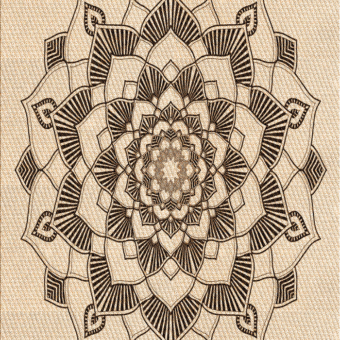 Machine Washable Transitional Navajo White Gold Rug, wshpat1904org