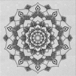 Square Patterned Gray Novelty Rug, pat1904