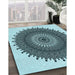 Machine Washable Transitional Blue Rug in a Family Room, wshpat1905lblu