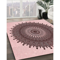 Patterned Pink Rug, pat1905rd