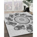 Machine Washable Transitional Gray Rug in a Family Room, wshpat1906gry