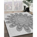 Machine Washable Transitional Gray Rug in a Family Room, wshpat1907gry