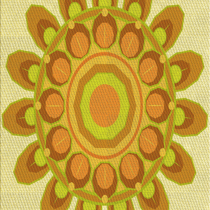 Machine Washable Transitional Orange Rug, wshpat1907yw