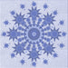 Round Machine Washable Transitional Blue Rug, wshpat1908blu