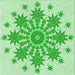 Round Patterned Green Rug, pat1908grn