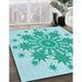 Machine Washable Transitional Blue Rug in a Family Room, wshpat1908lblu